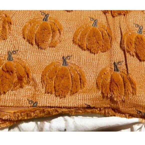 Pumpkin Pillow Covers Decorative Throw Cases Halloween Holiday Fall Decor 16x16 - Picture 7 of 10